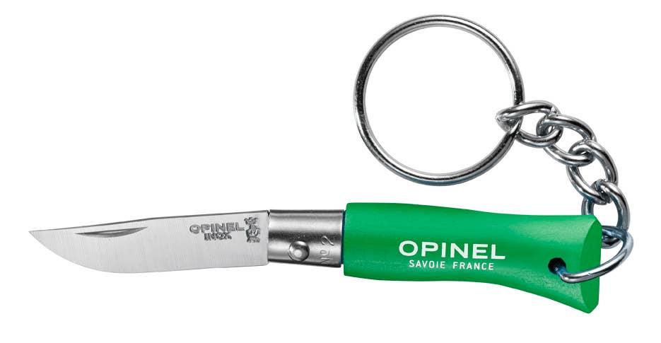 Stainless Steel Keychain Pocket Knife | No.02 by Opinel