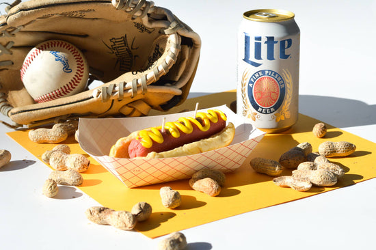 Hot Dog Candle by Glow Worm Goods