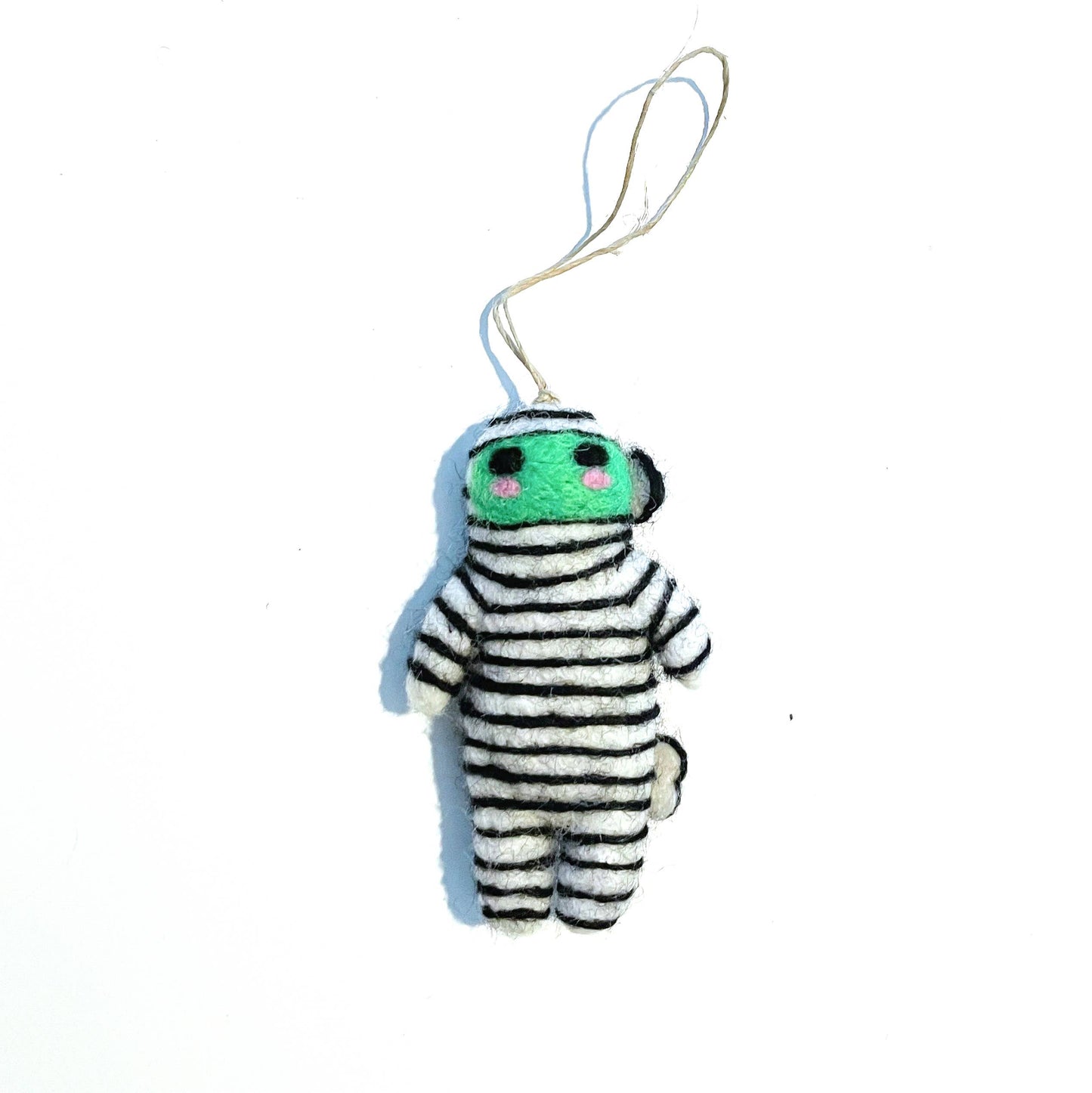 Marvin The Mummy Wool Ornament