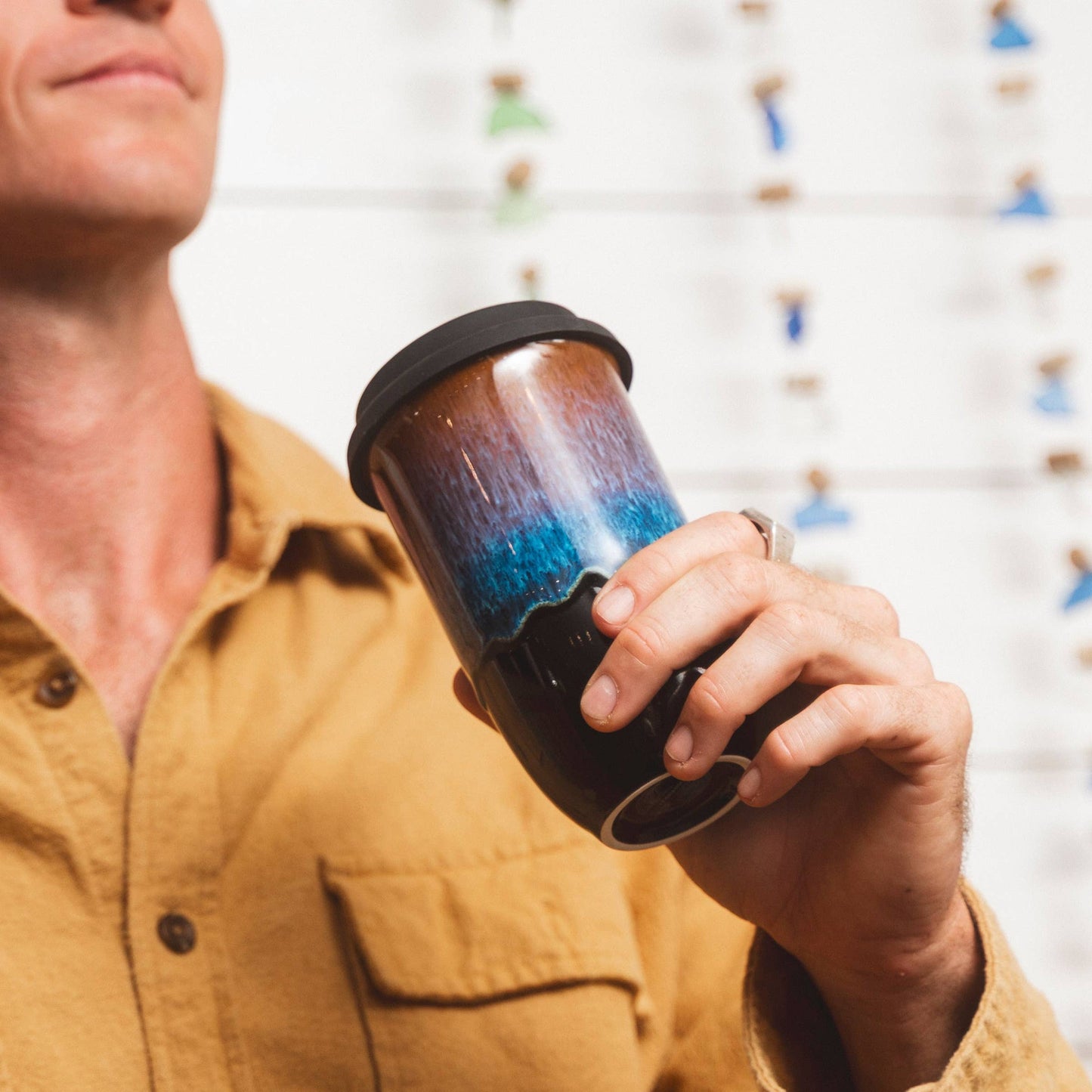 16oz Ceramic Travel Mug