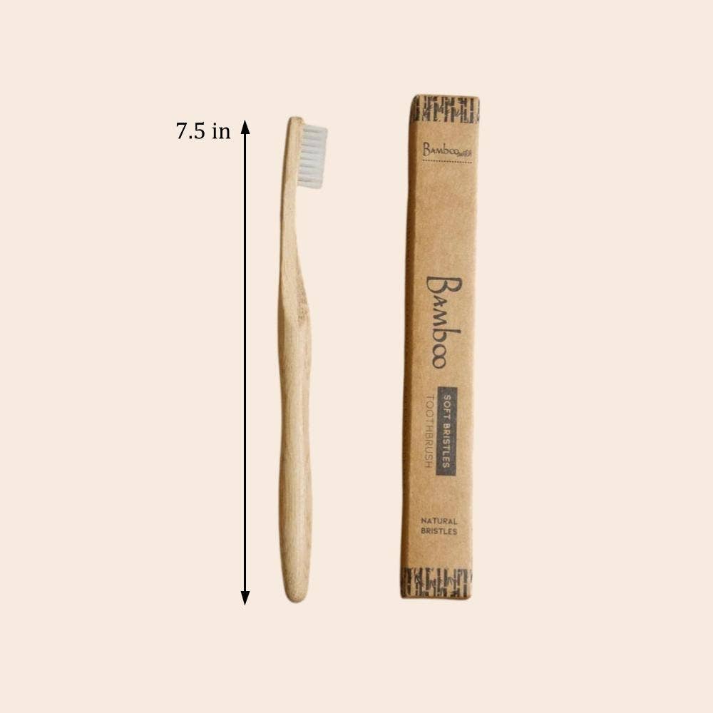 100% Compostable Bamboo Toothbrush