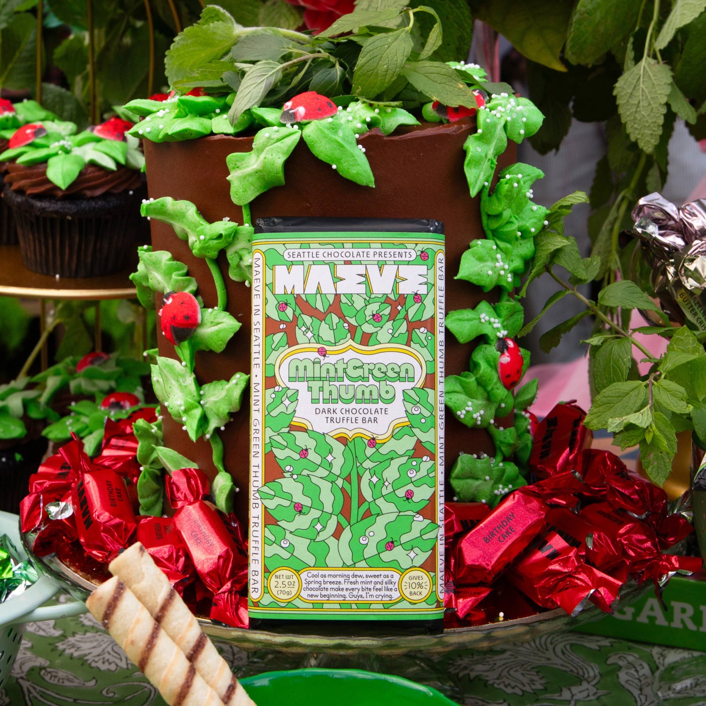 Truffle Bar | Mint Green Thumb