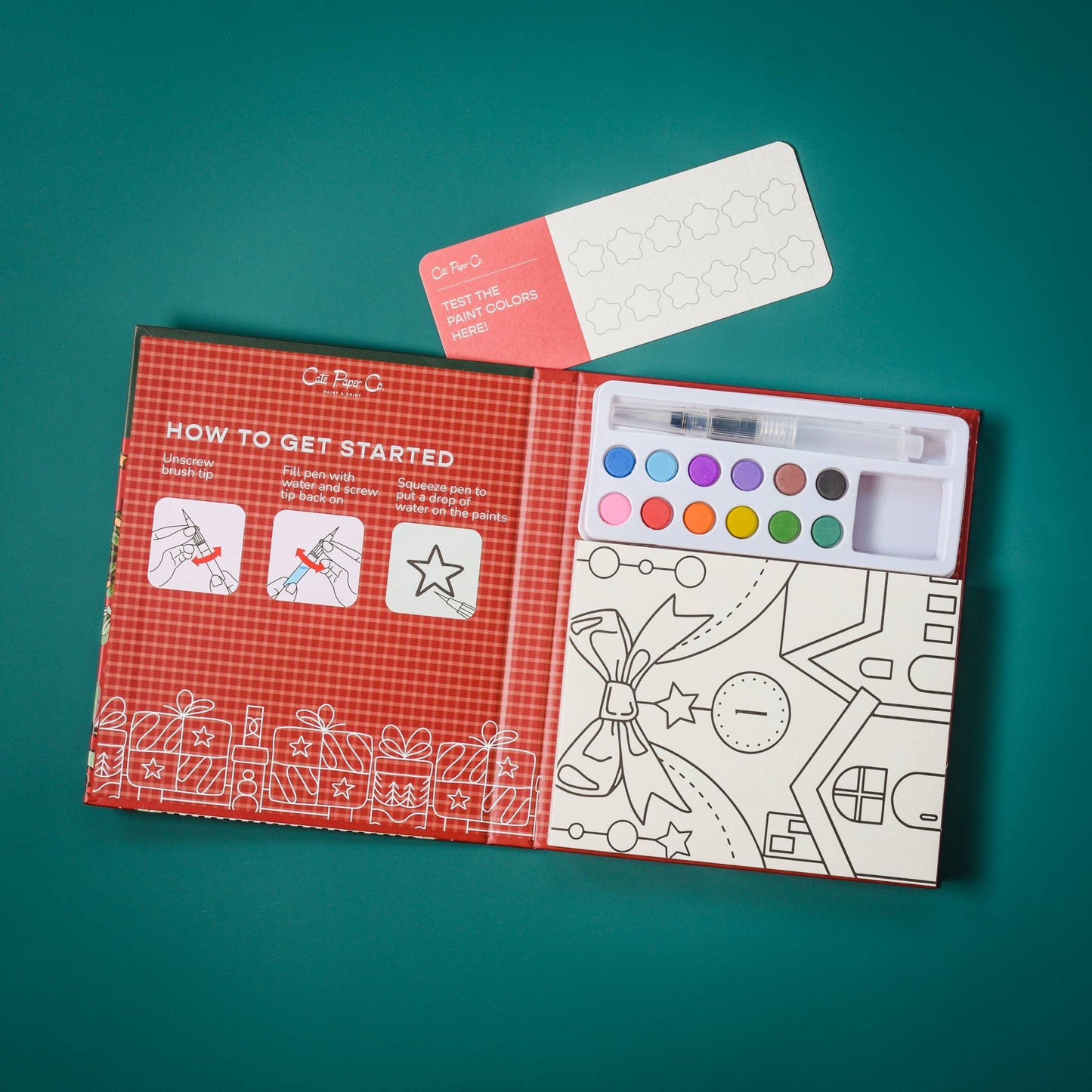 Watercolor Painting Book -  Advent Calendar