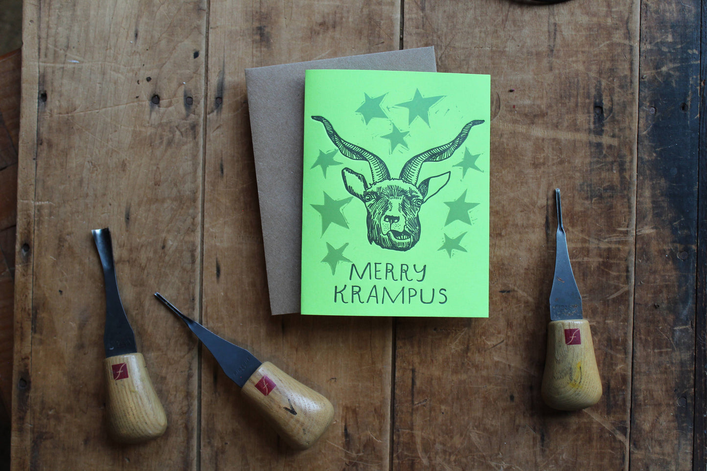 Merry Krampus Card