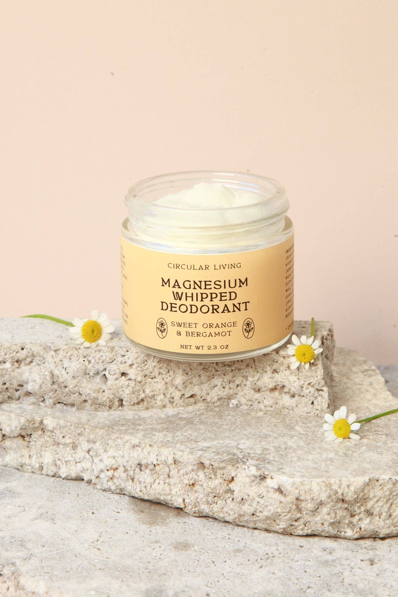 Magnesium Whipped Deodorant | Sweet Orange + Bergamot