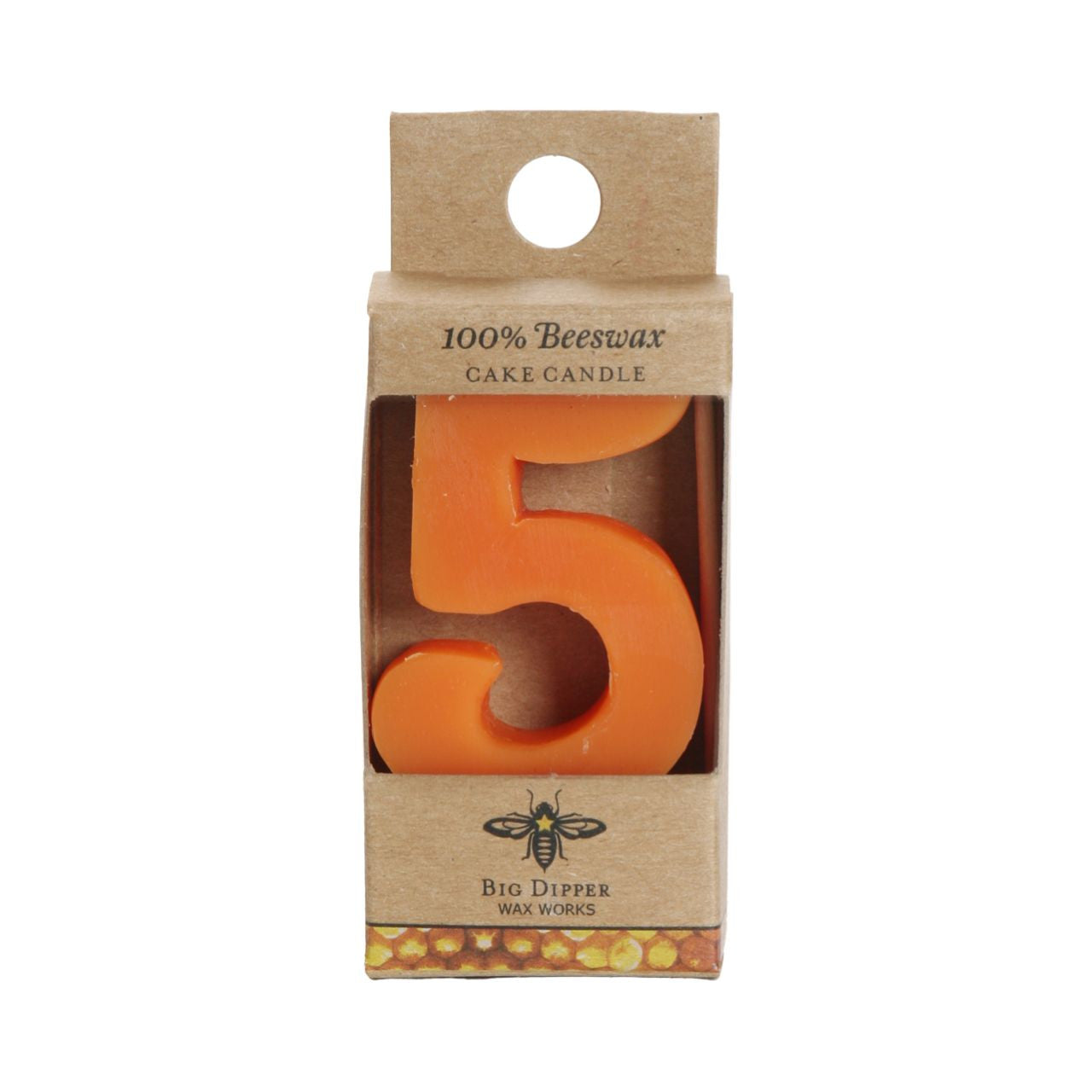 Beeswax Birthday Number Candles