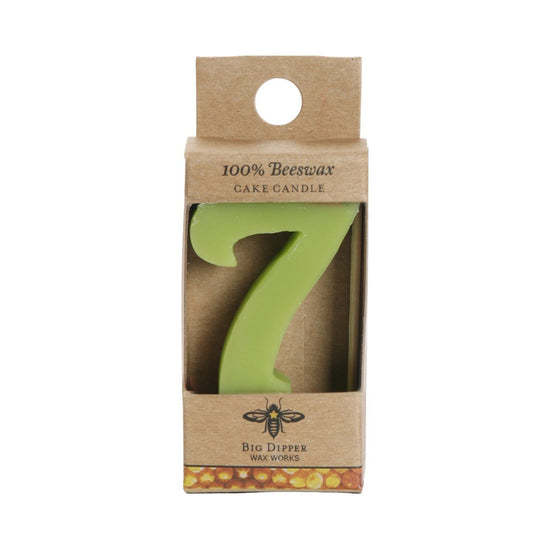 Beeswax Birthday Number Candles