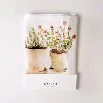 Gardening Cotton Tea Towel