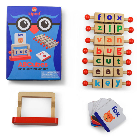 ABCubes Wooden Playset