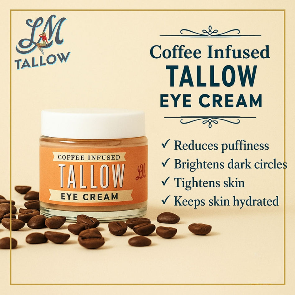 Coffee-Infused Tallow Eye Cream