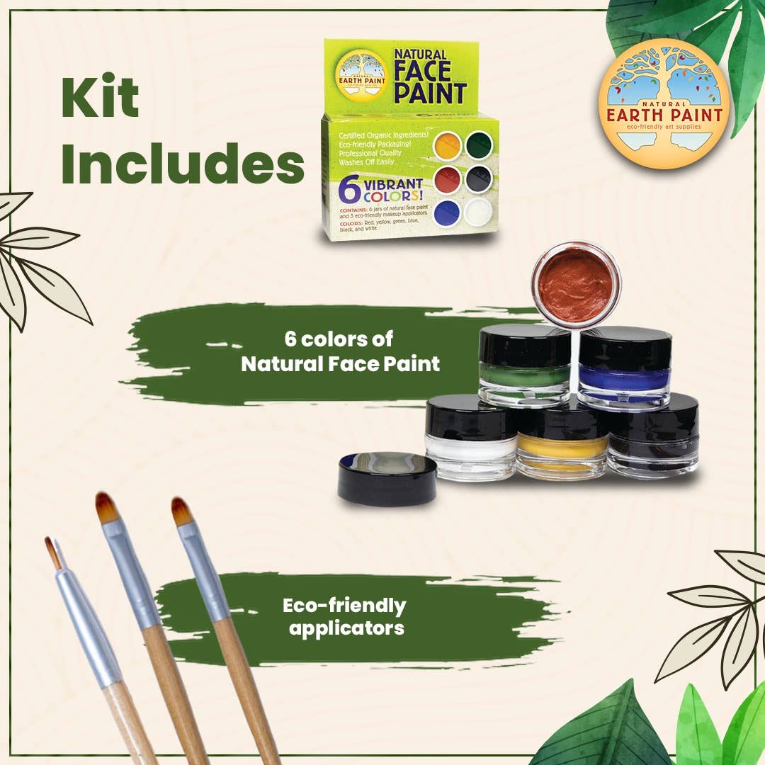 Natural Earth Paint - Natural Face Paint Kit