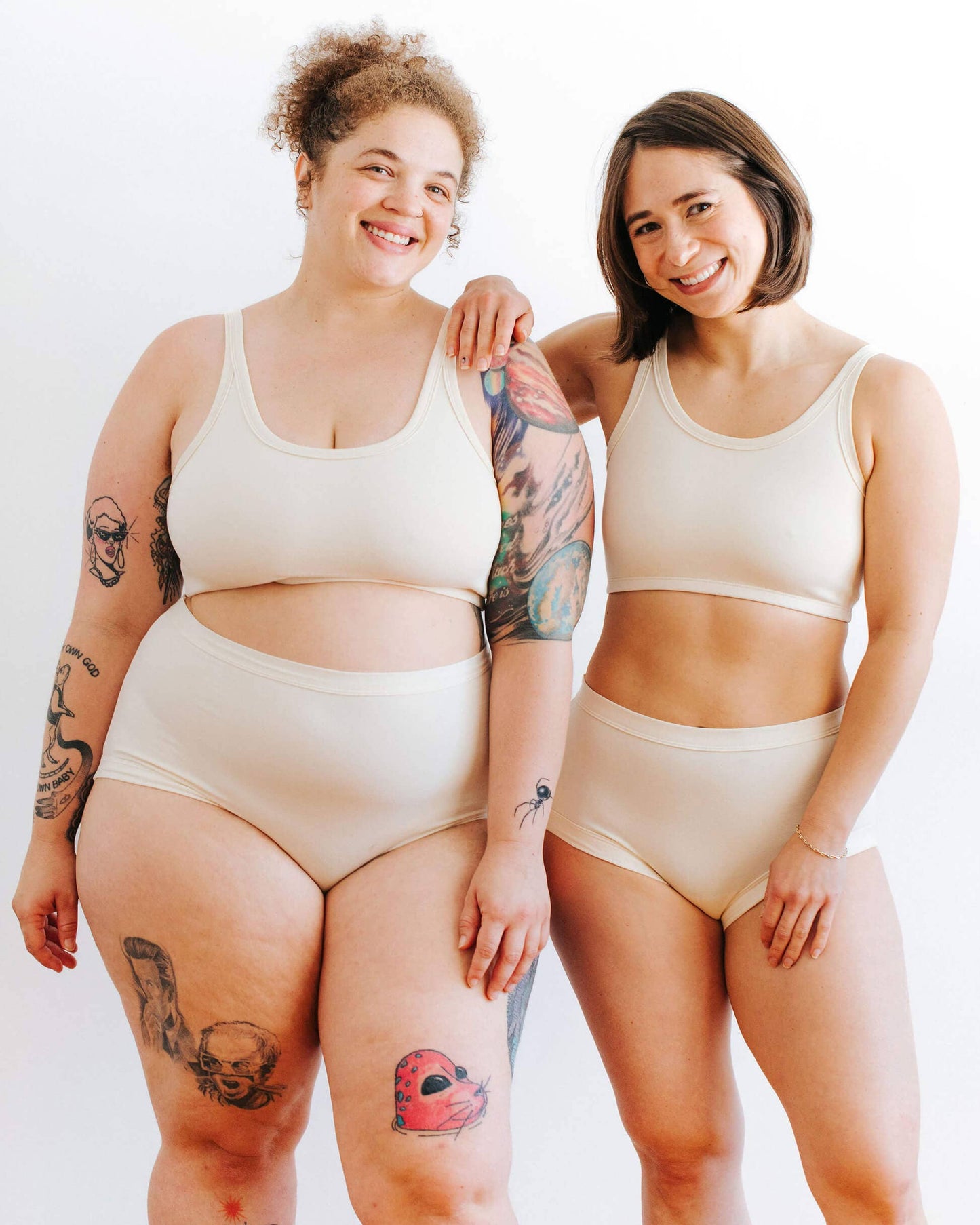 Organic Longline Bra | Black