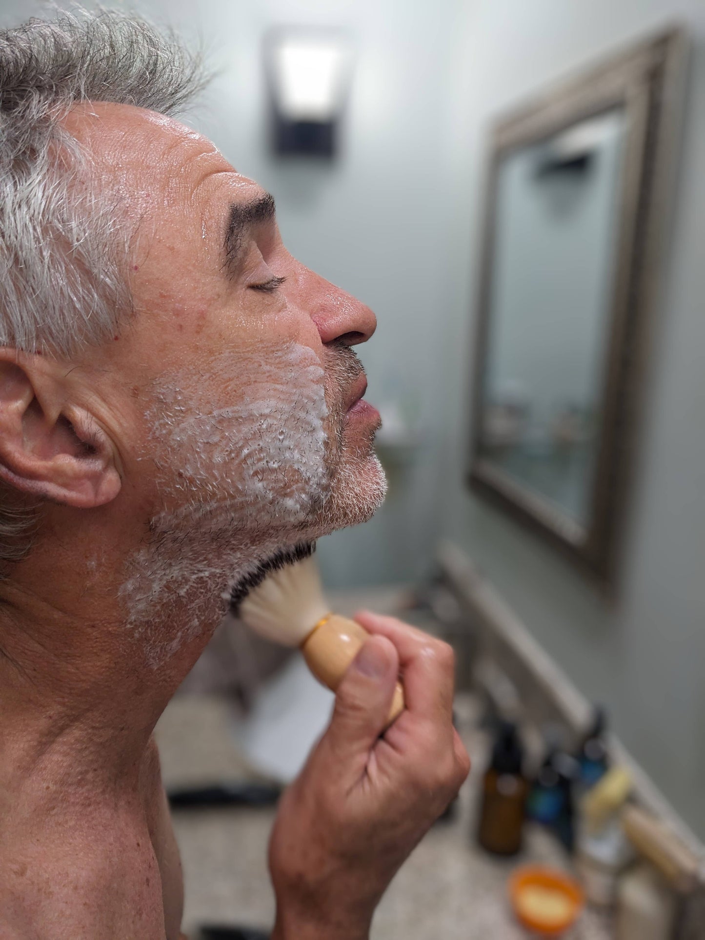 Tangie - Shave Cream Bar: Rosemary Mint