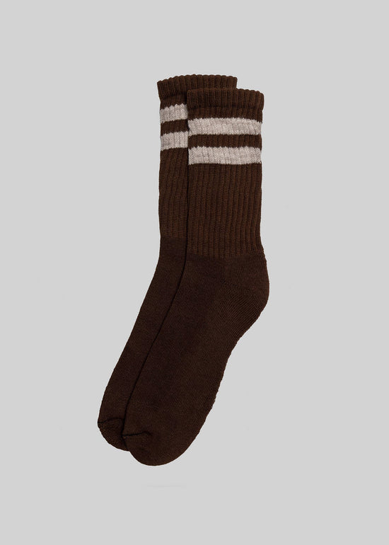 Retro Double Stripe Socks