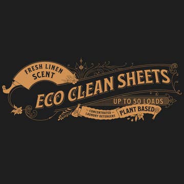Eco Clean Plant Based Laundry Sheets | Individual