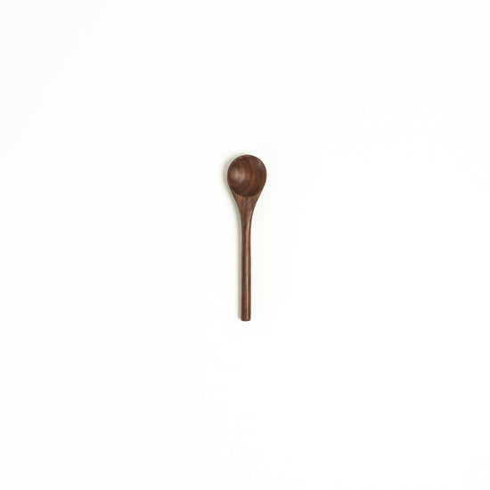4" Walnut Wood Tiny Spoon