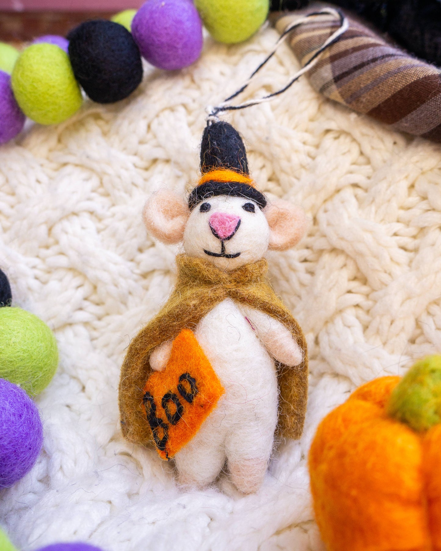 Gandalf The Wizard Mouse Wool Ornament