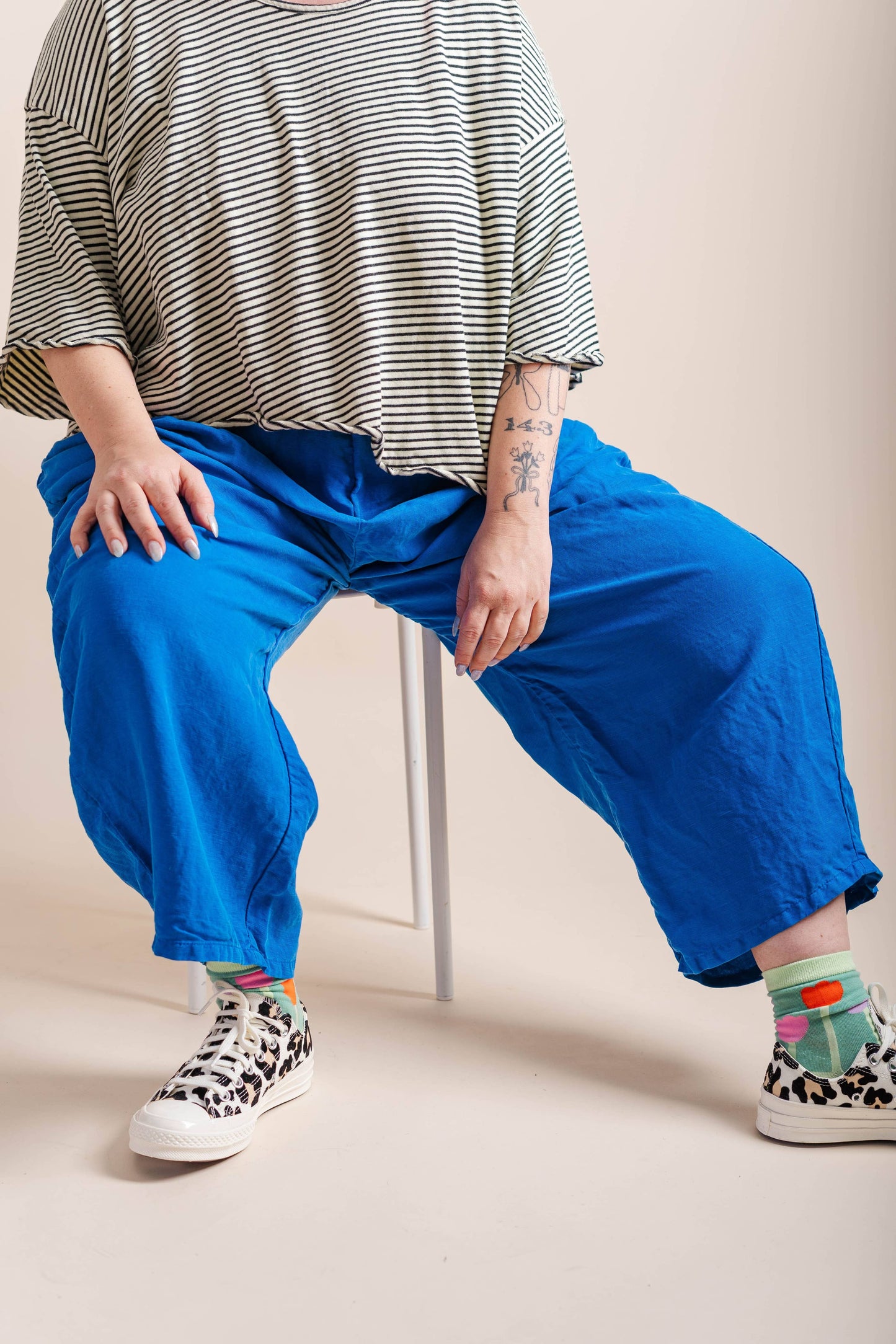 Bright Blue Balloon Pant