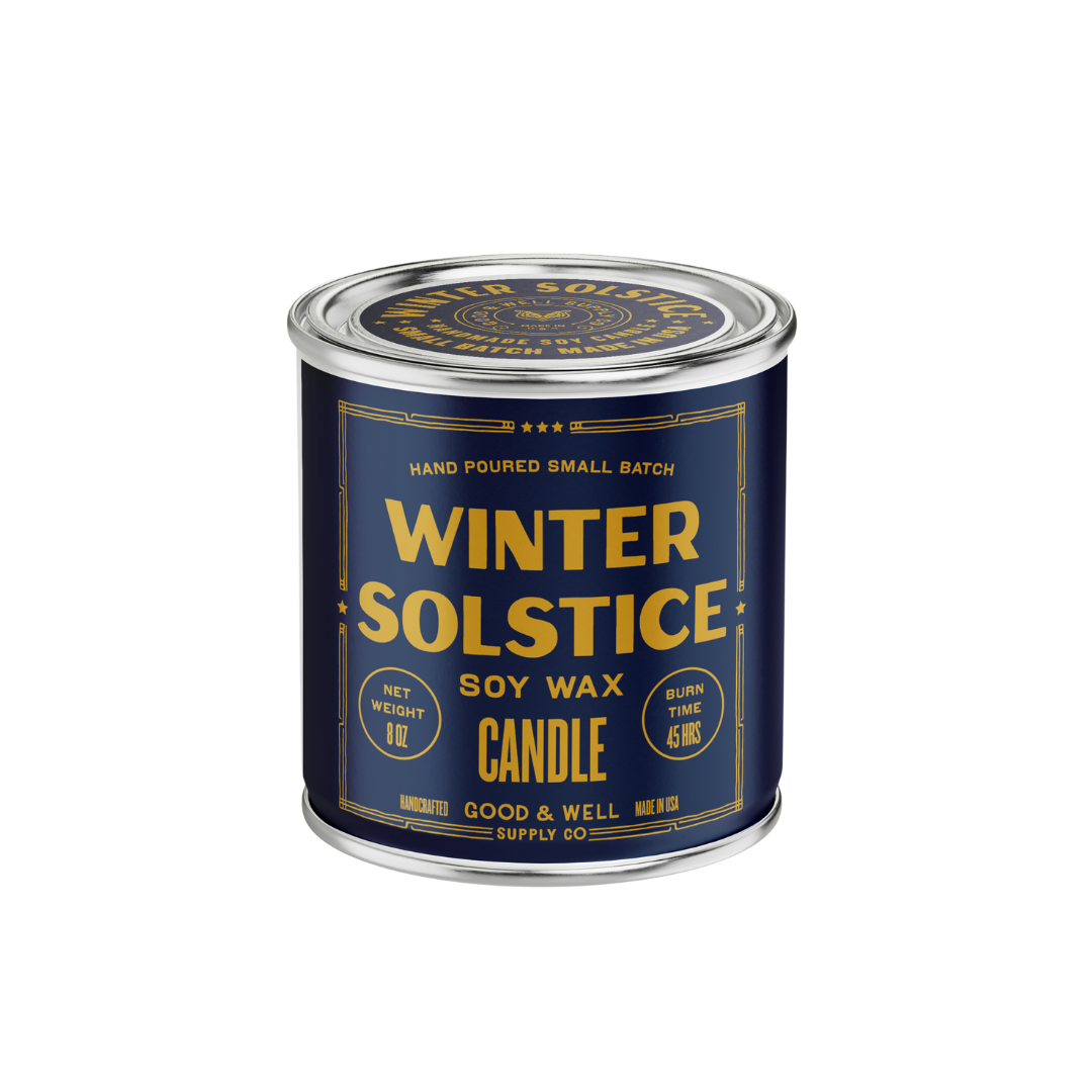 Winter Solstice Soy Candle