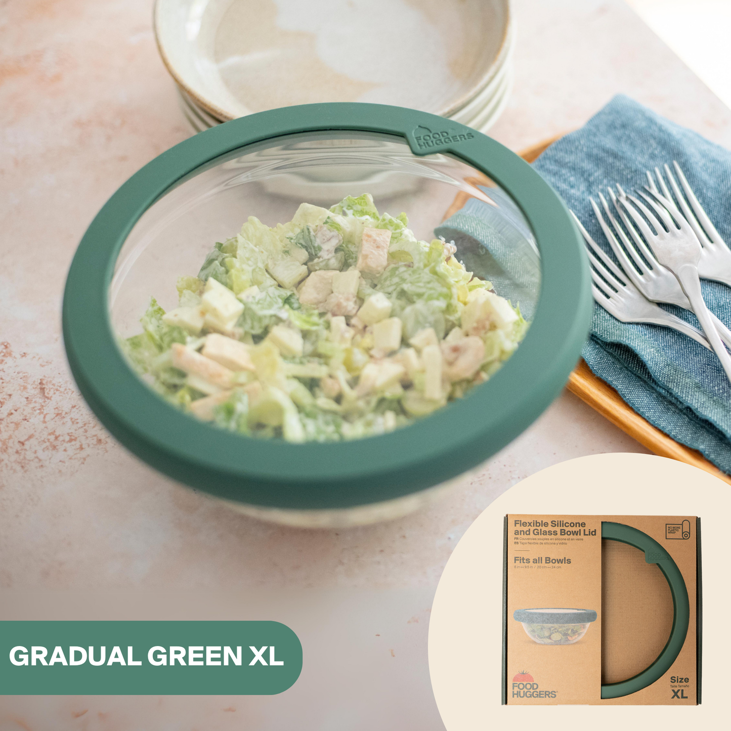 Food Huggers - Flexible Bowl Lid: XL