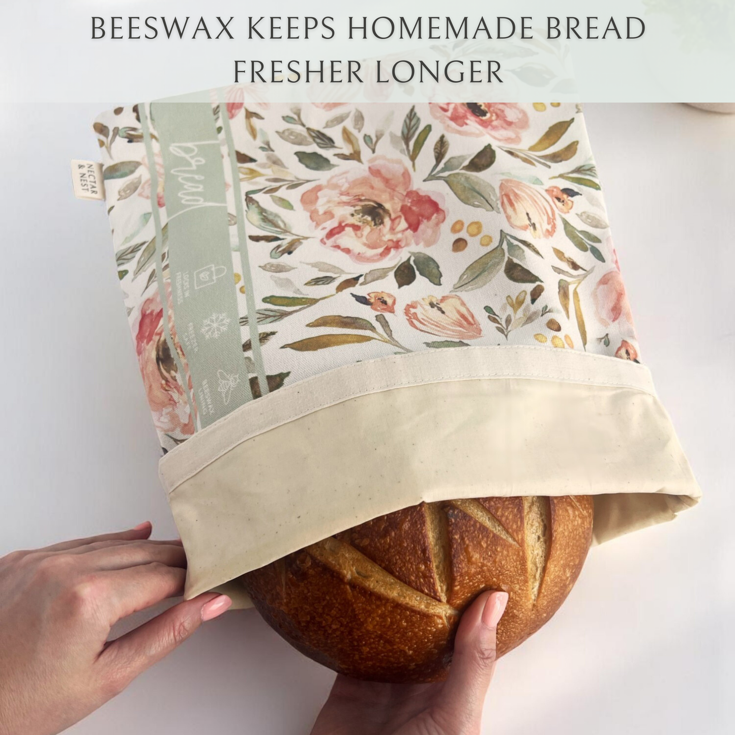 Beeswax Bread Bag + Bowl Cover