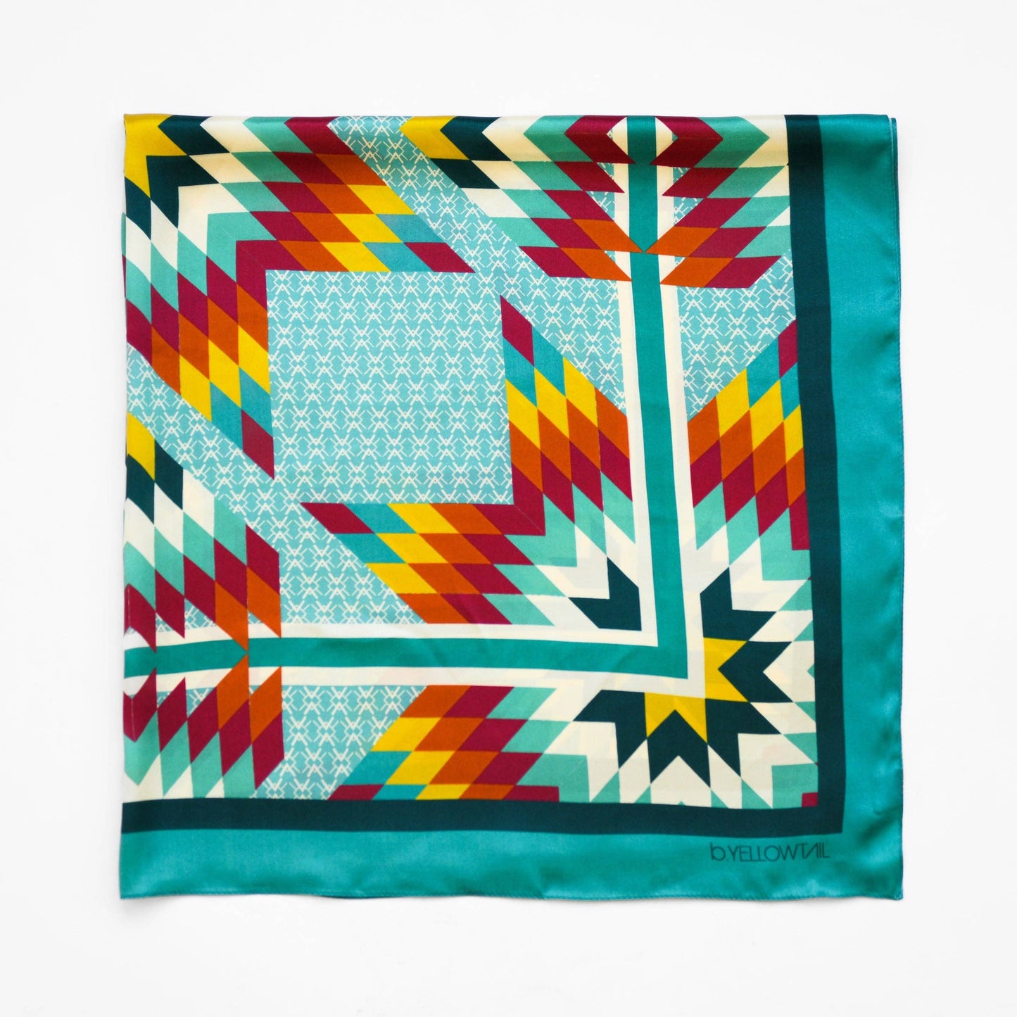 B.Yellowtail - Silk Scarf: Morning Star