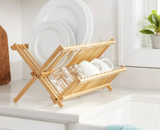 Bamboo Dish Drying Rack