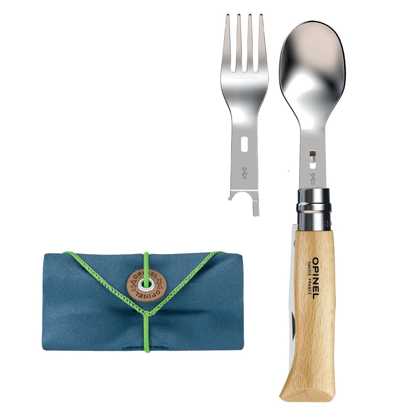 Picnic Set With No.08 Stainless Knife by Opinel