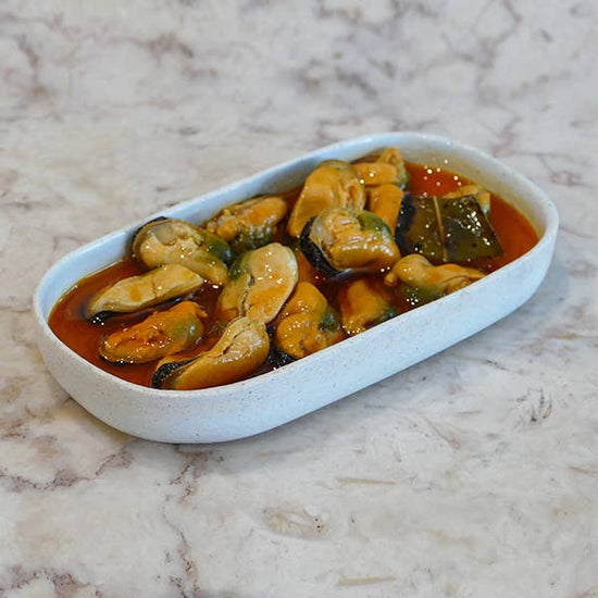 Marinated Mussels in Escabeche Sauce by Miss Tin