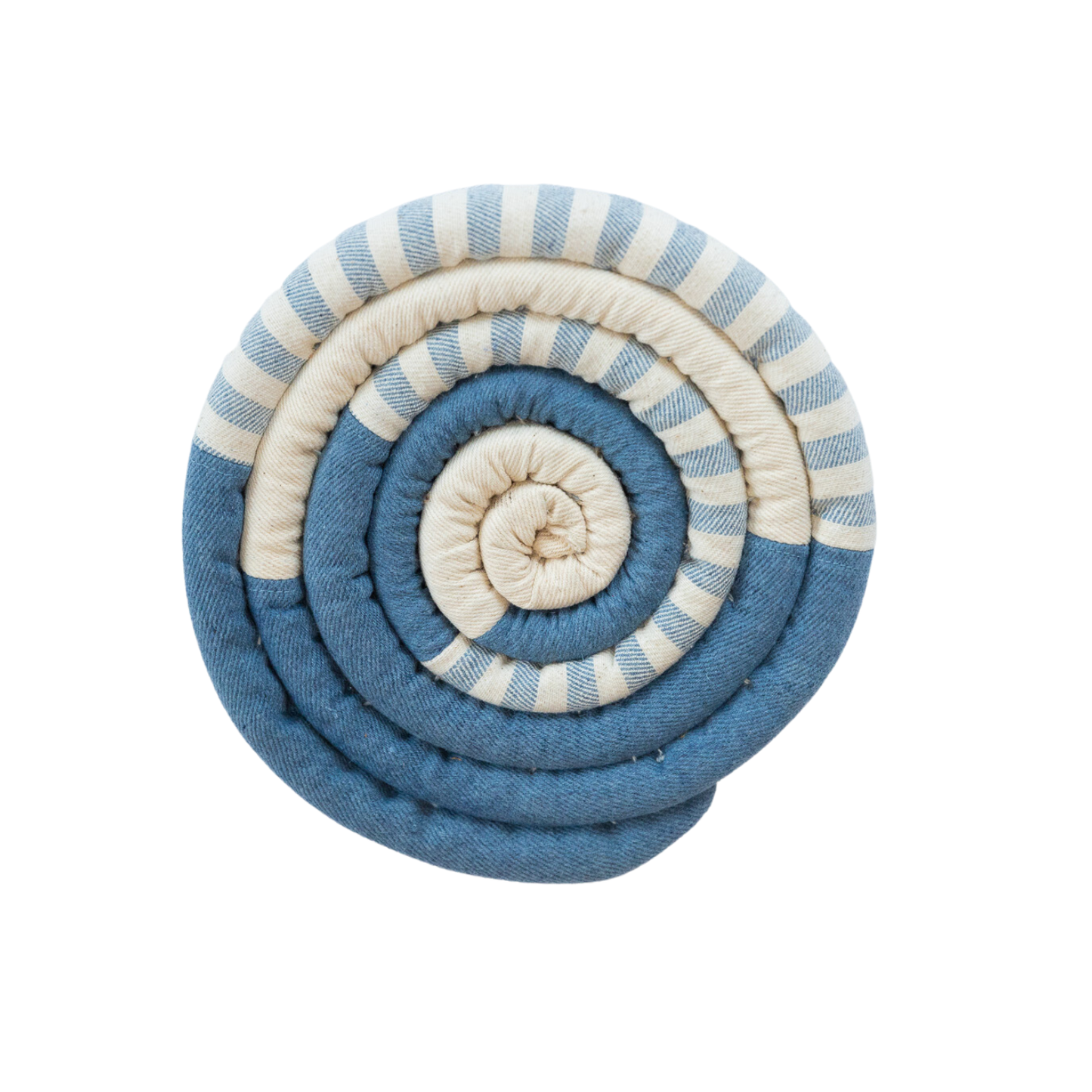 Scented Large Upcycled Denim Spiral Trivet