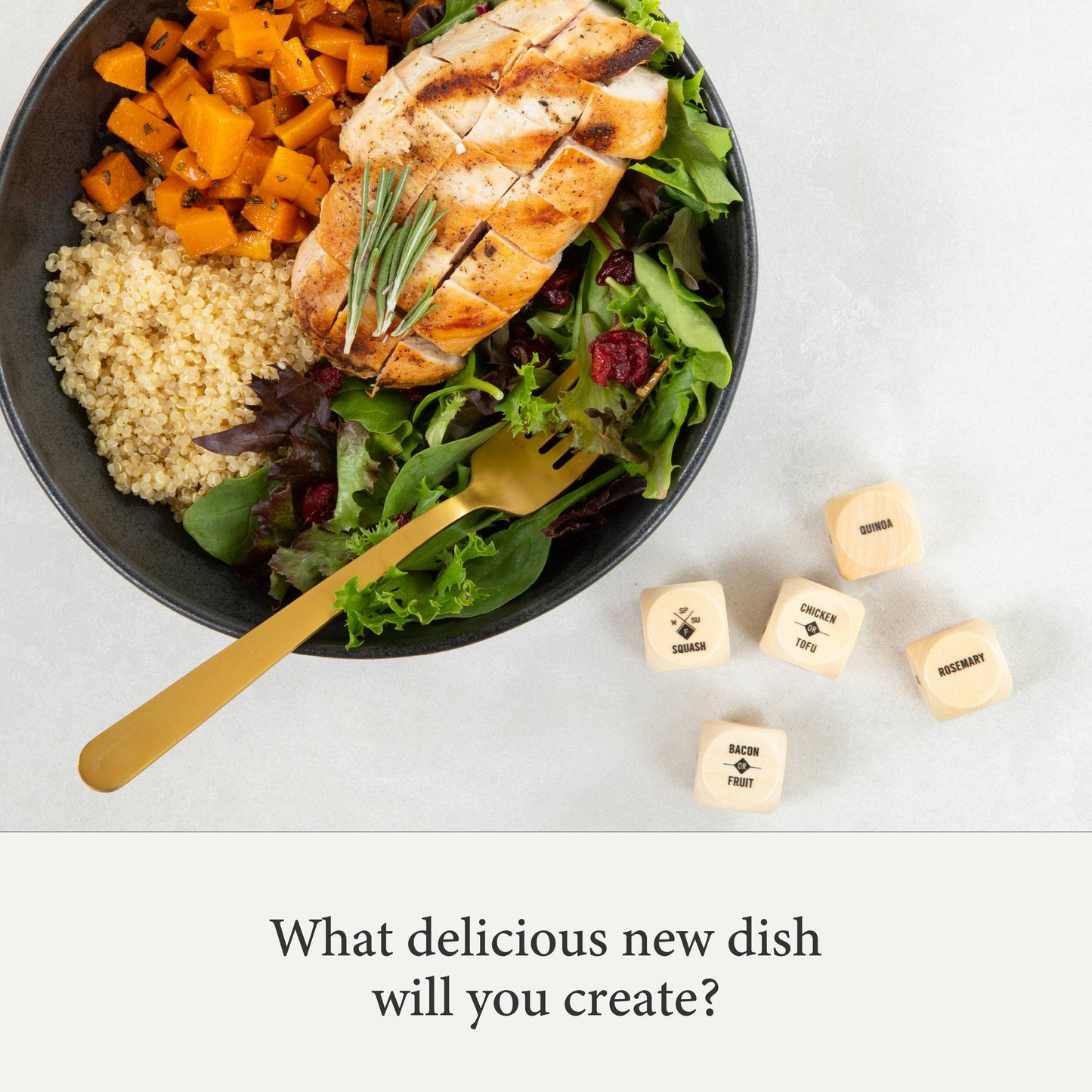Foodie Dice | Inspiration for Seasonal Dinners