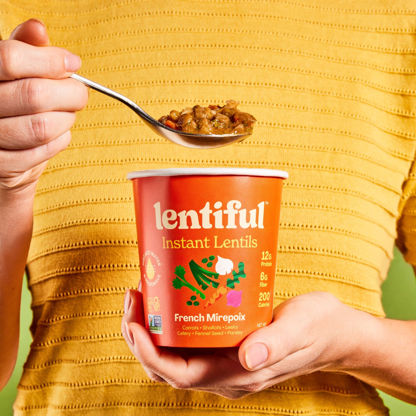 Instant Lentils French Mirepoix