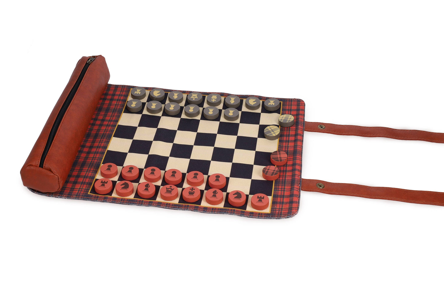Pendleton Roll-Up Chess + Checkers