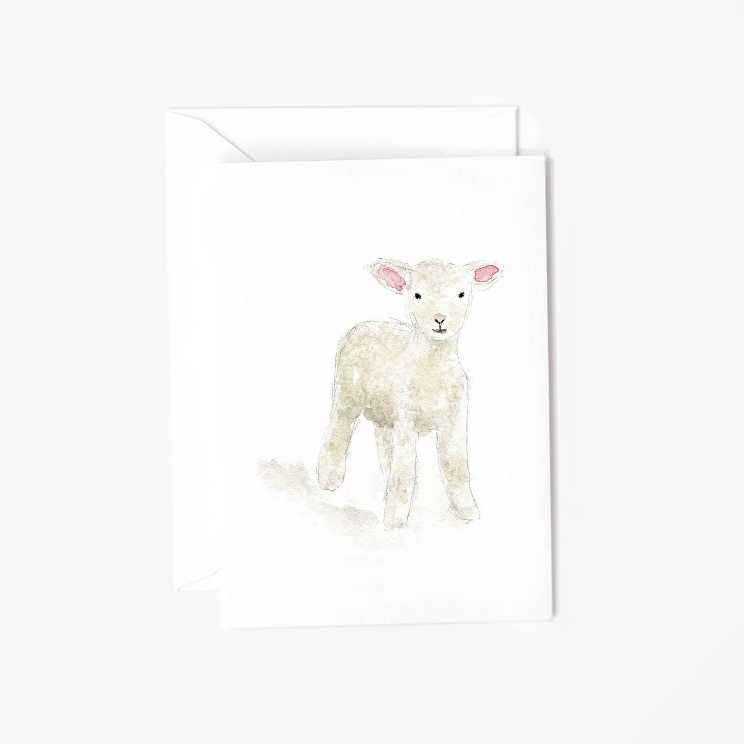 Lamb mini notecard
