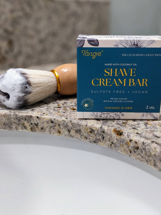 Tangie - Shave Cream Bar: Rosemary Mint
