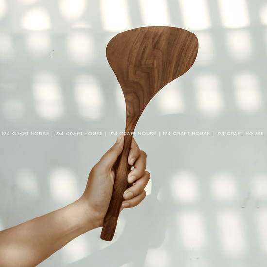 194 Craft House - Hand Carved Walnut Kitchen Utensils