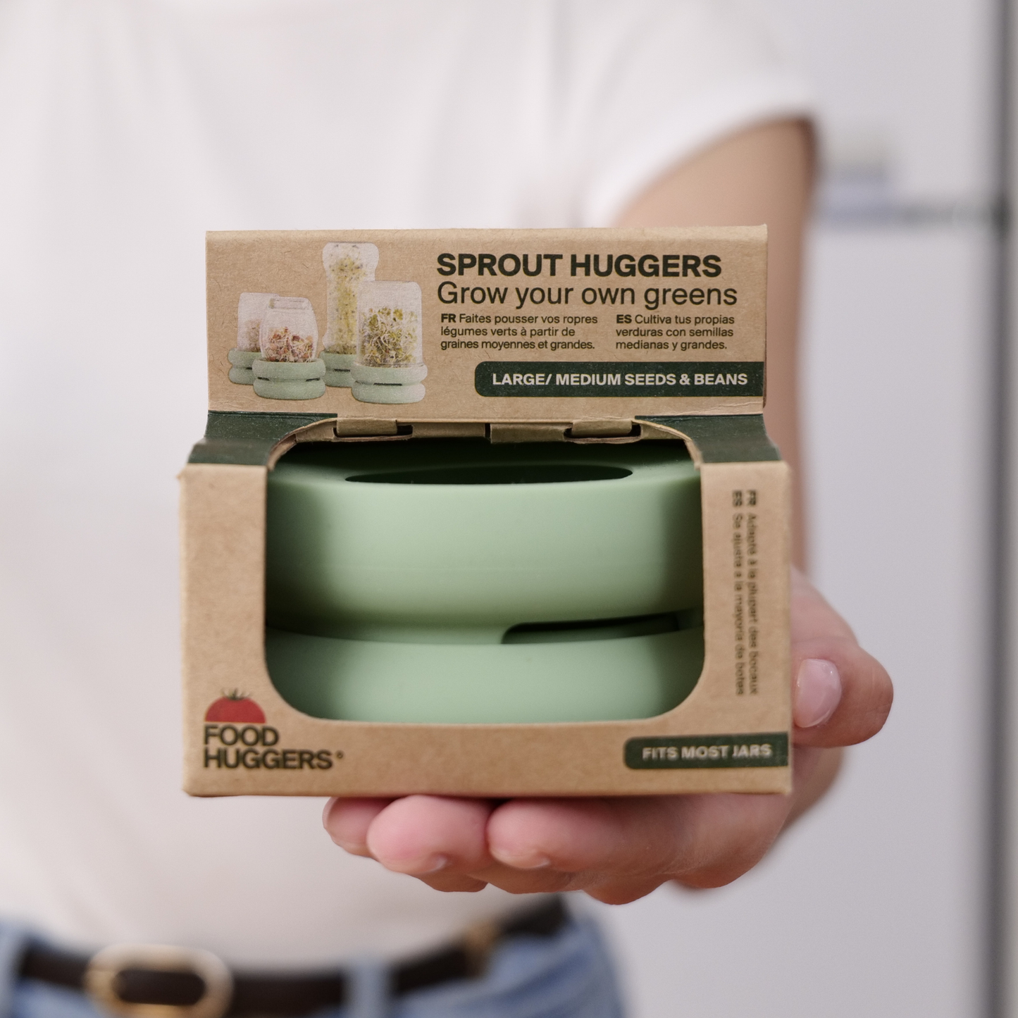 Reusable Silicone Sprouting Lids