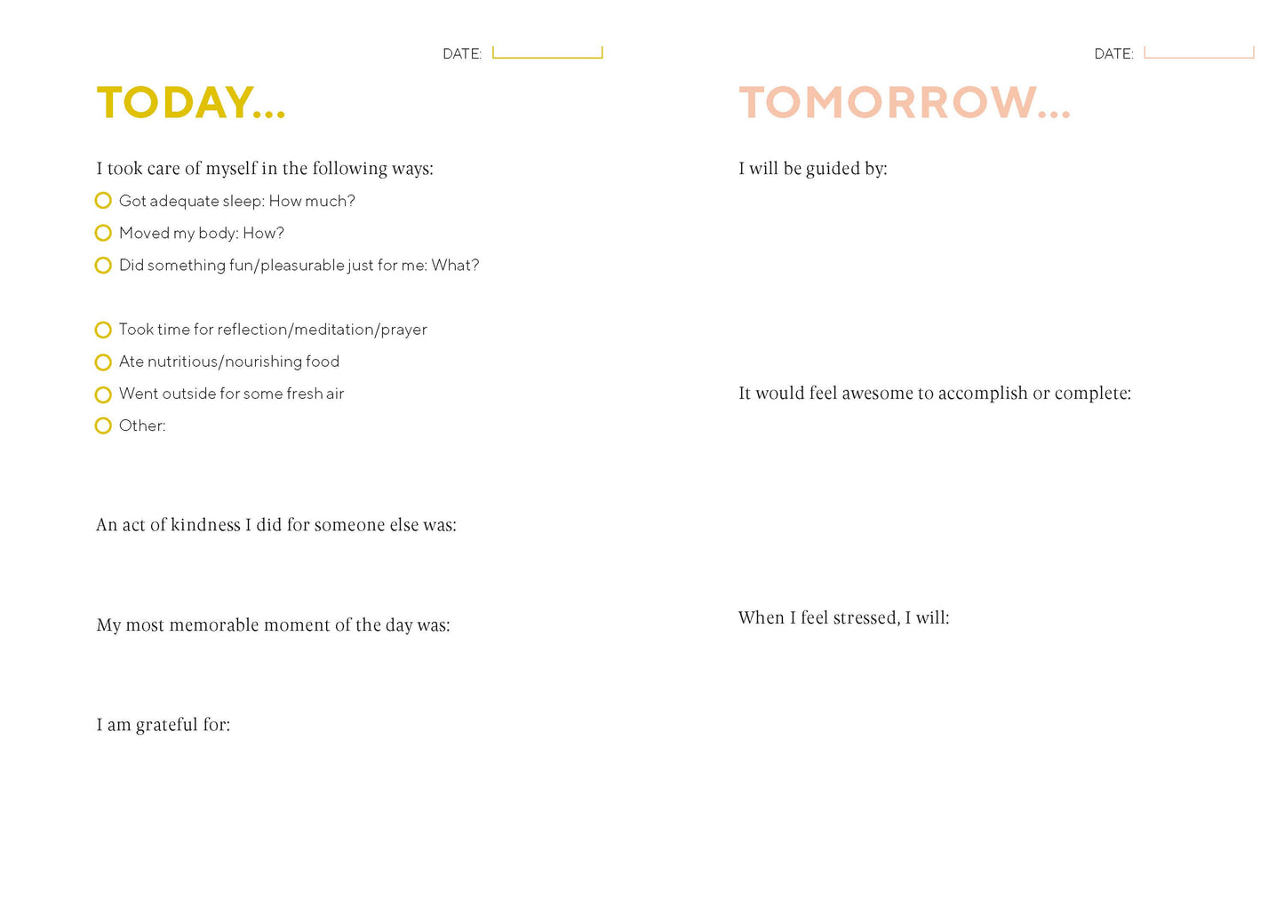 Calm the Chaos Journal