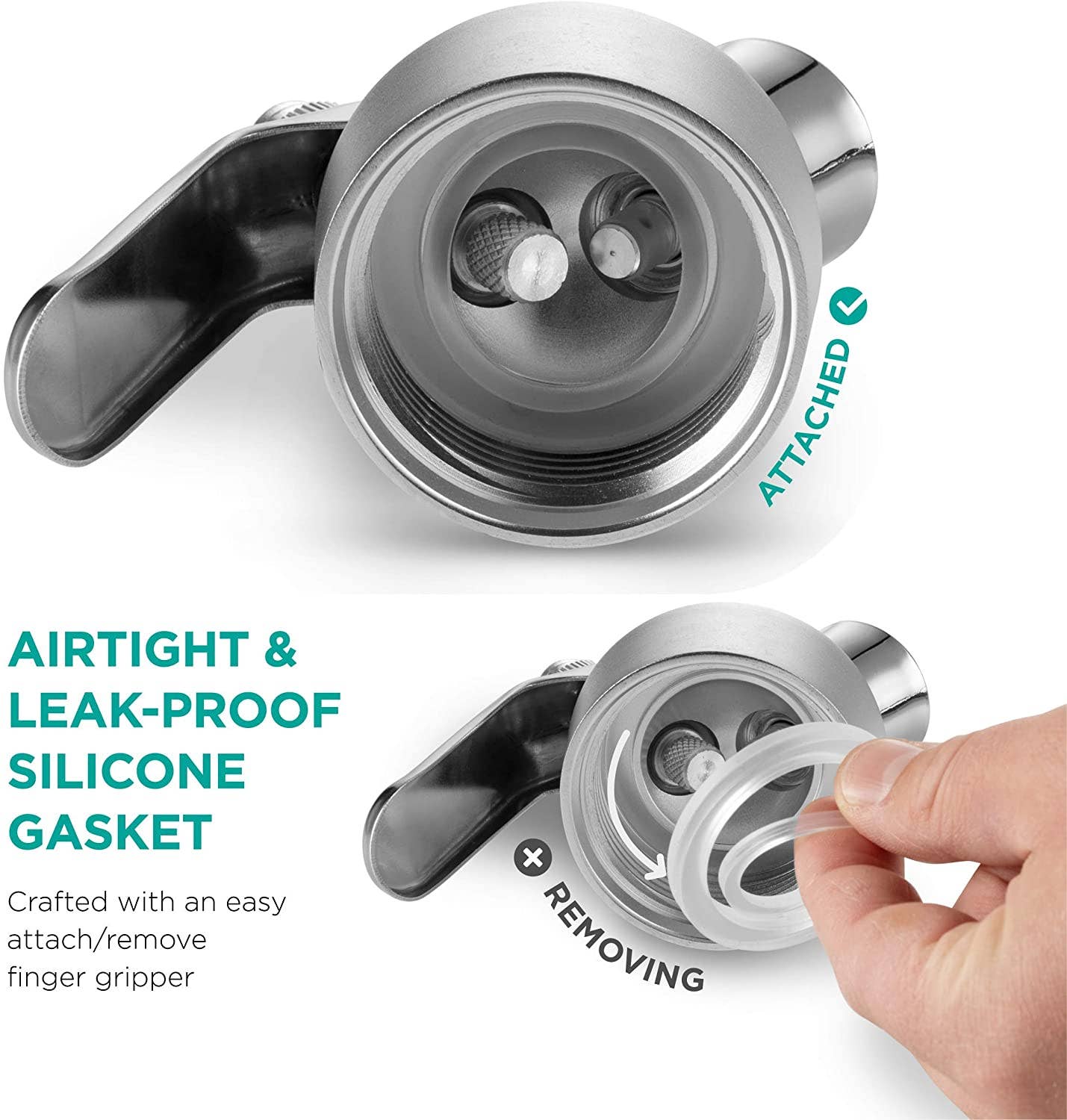 Stainless Steel Whipped Cream Dispenser