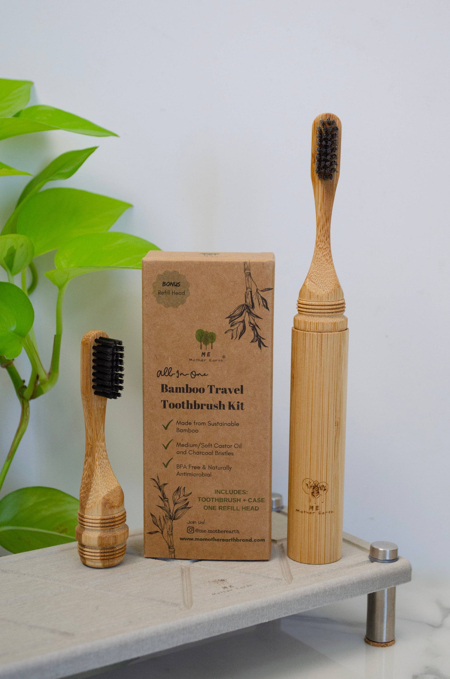 Bamboo Travel Toothbrush