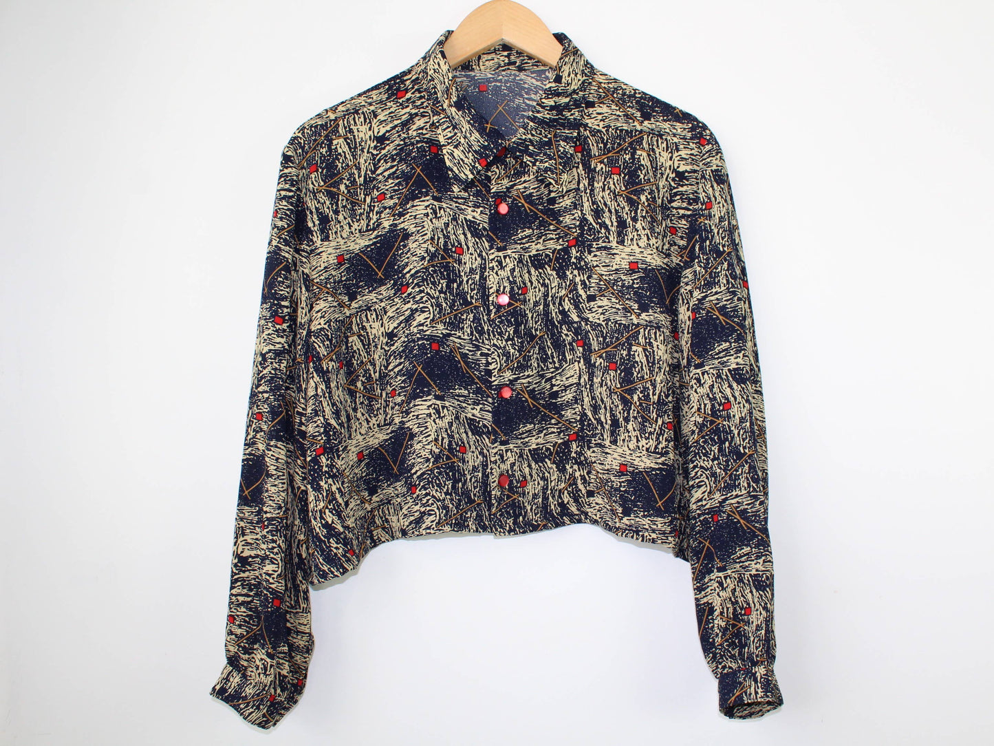 Reworked Vintage Long Sleeve Button Up