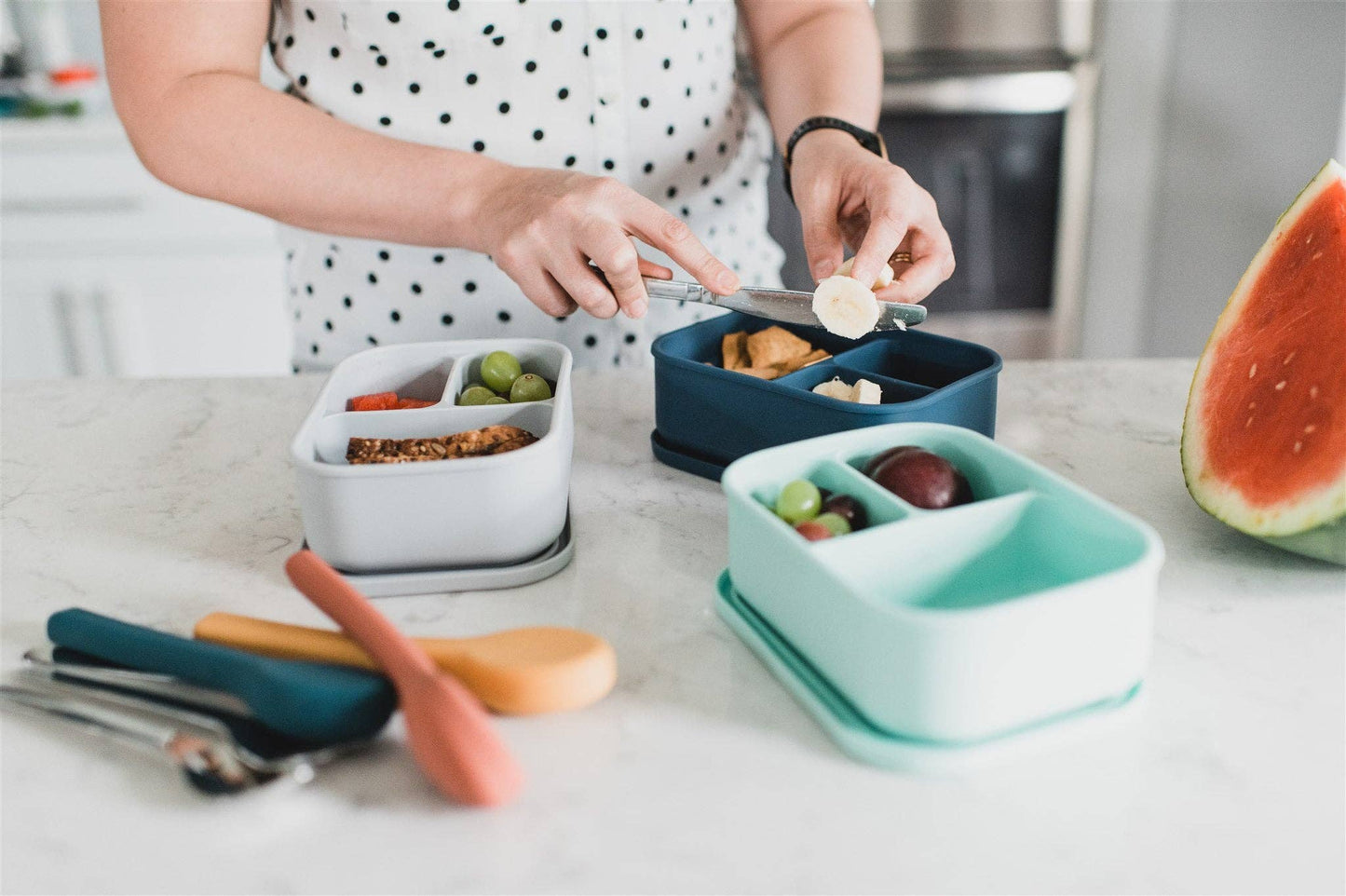 Dreamroo - Silicone Bento Box: Mint