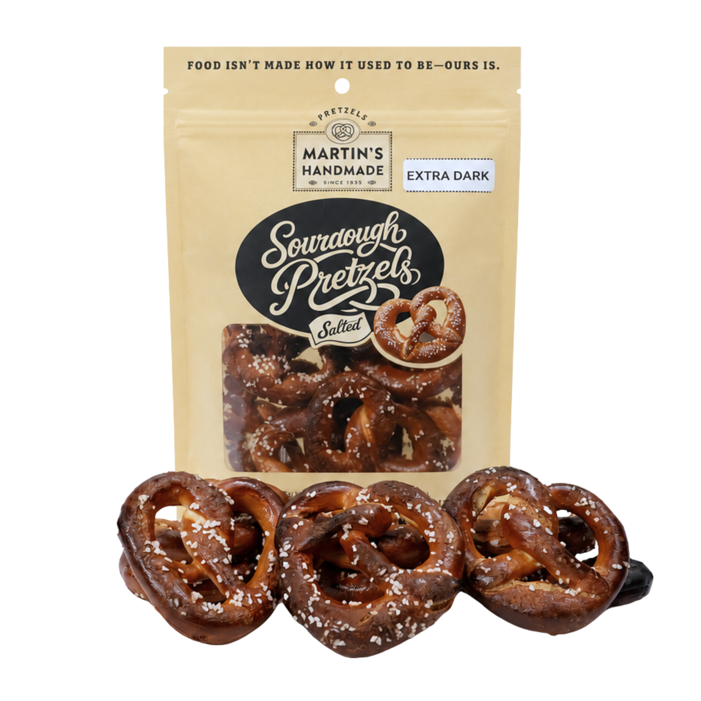 Salted Sourdough Pretzels