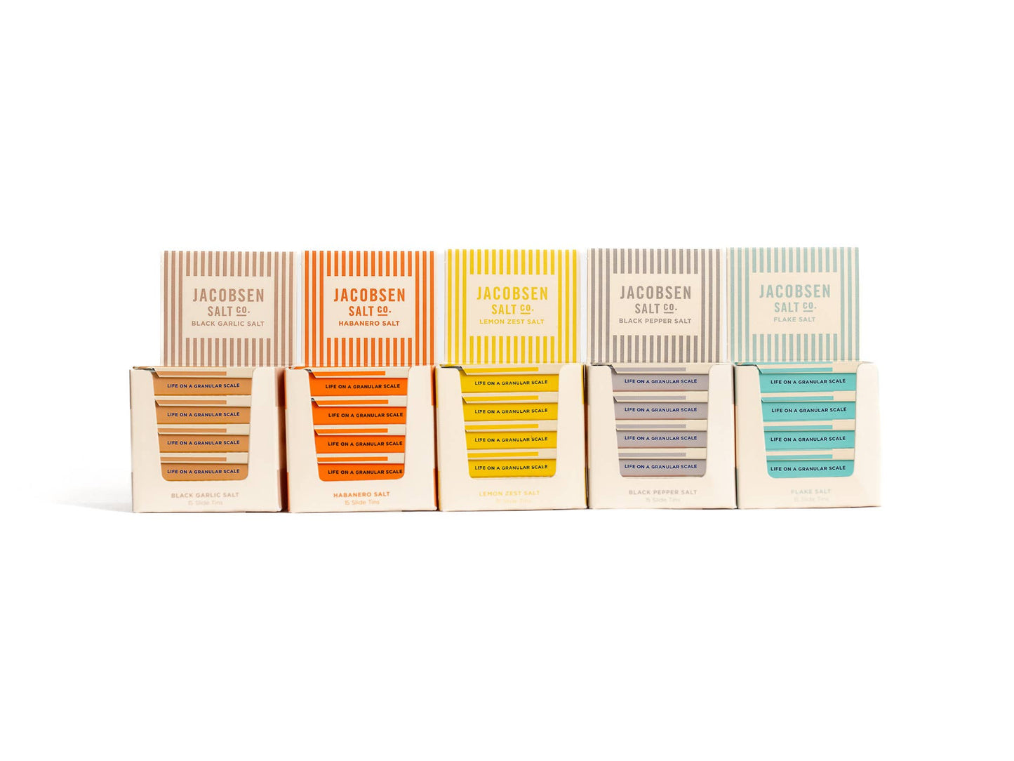 Infused Black Garlic Sea Salt Slide Tin by Jacobsen Salt Co.