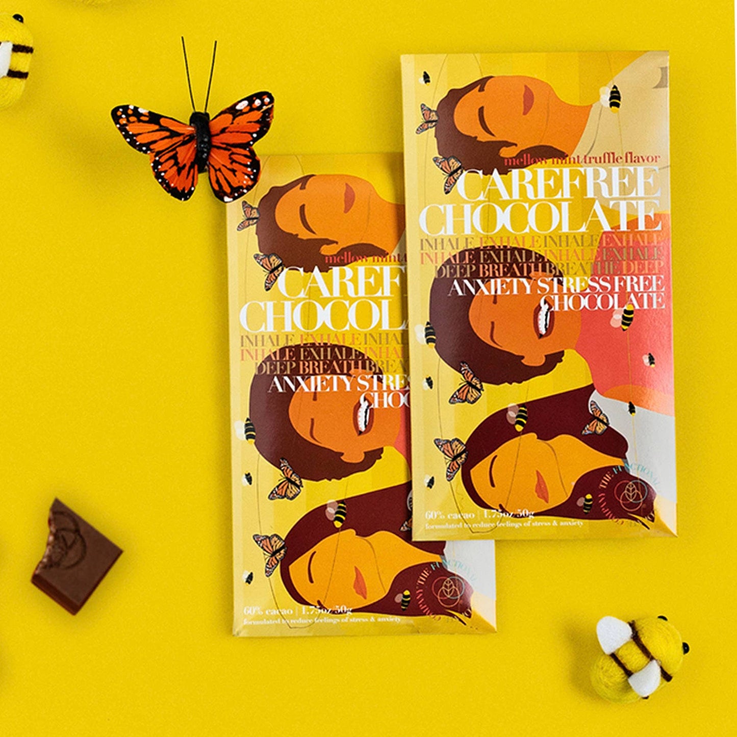 Functional Chocolate | Carefree Chocolate: Mellow Mint