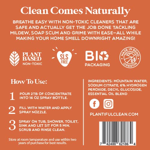 Bathroom Cleaner Concentrate 2x: Rosemary & Lemon