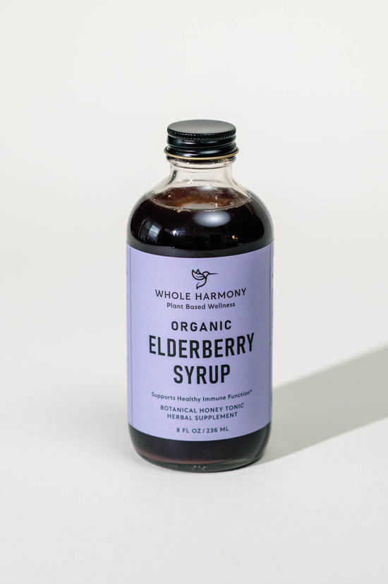 Whole Harmony - Certified Organic Elderberry Syrup 8oz