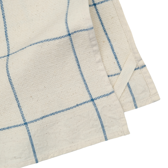 Upcycled Denim Stripe Kitchen Towels | Set of 3