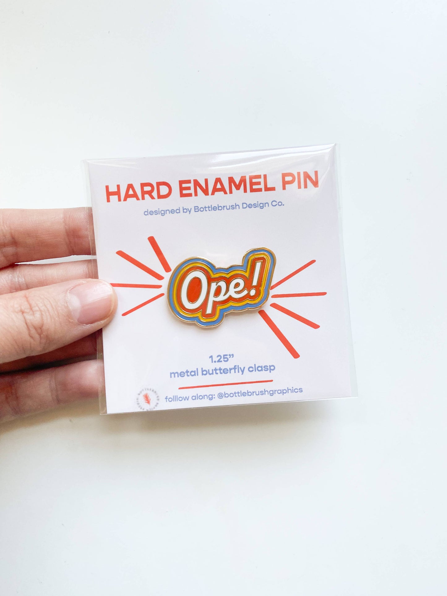 Ope! Midwest Local Love Enamel Pin 