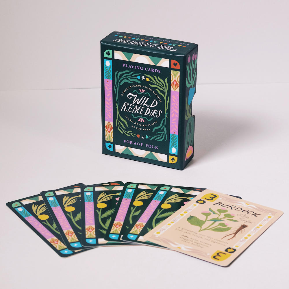 Wild Remedies Herbal Playing Cards by Forage Folk